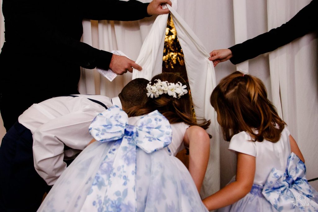 daminhas e pajens de casamento
