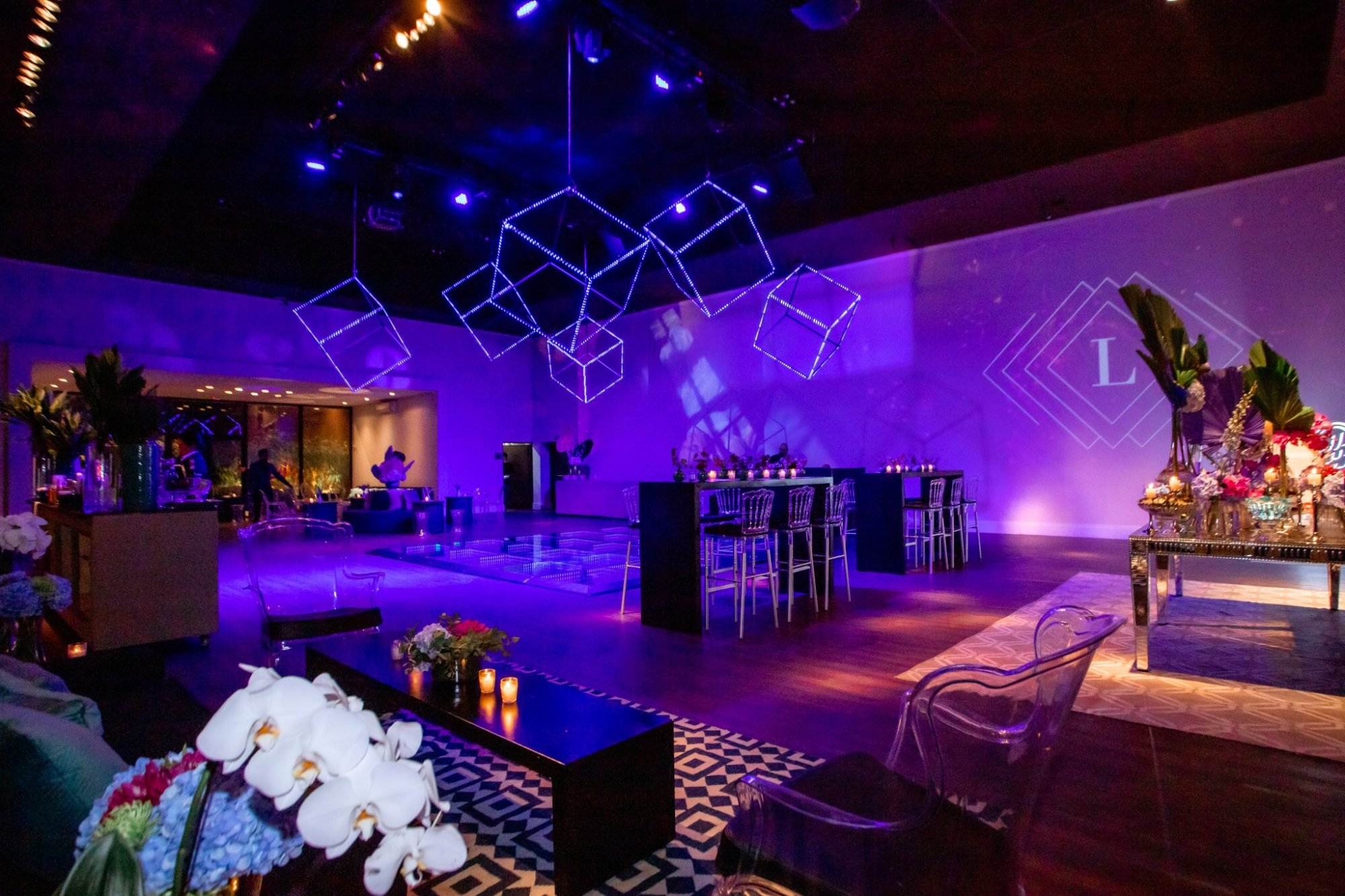 decoração com led