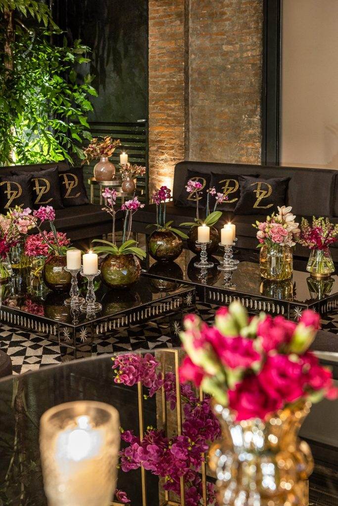 decoração preto e dourado